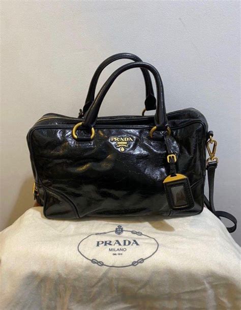 prada vitello shine bauletto